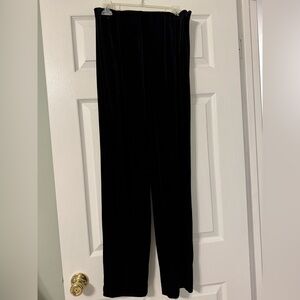 Dressbarn Luxurious Black Velvet pants